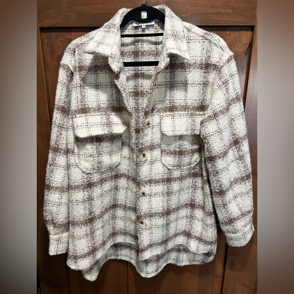 NWOT Boutique Shacket Size Medium